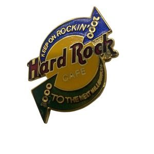 2 Hard Rock Cafe Collectors Pin 2000 Millennium Keep on Rockin